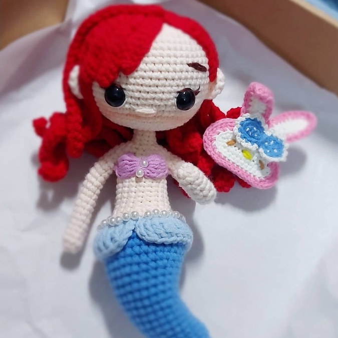 Búp bê nàng tiên cá ARIEL MERMAID (ảnh thật)