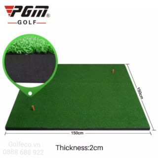 Thảm tập Golf swing kích thước 1,5x1,5m - Tặng kèm 2 tee và 3 bóng