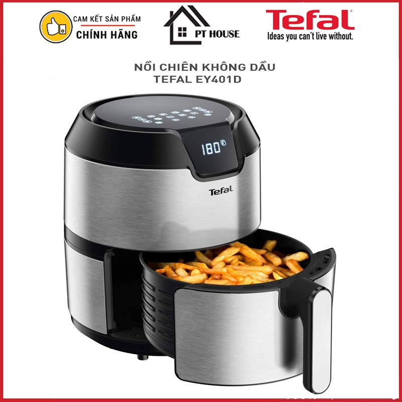 [CHÍNH HÃNG] Nồi chiên không dầu XL Tefal EY401D nhập khẩu Đức