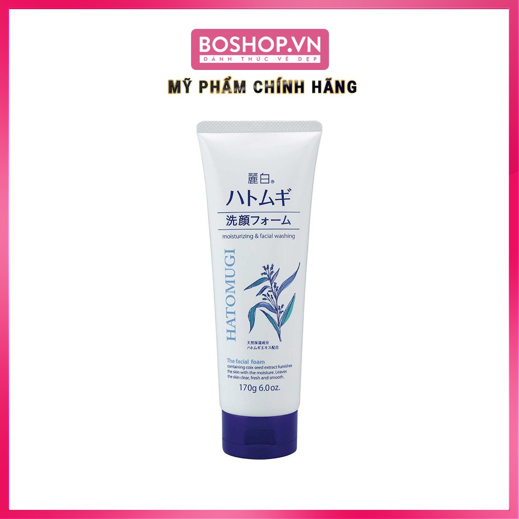 Sữa Rửa Mặt Dưỡng Ẩm Hatomugi The Facial Foam 170g