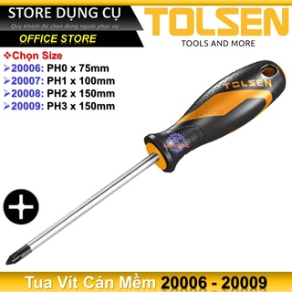 Tua vít cán mềm đầu cộng tolsen 20006 / 20007 / 20008 / 20009 | tua vít cán mềm có từ tính