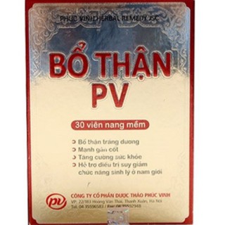 BỔ THẬN PV - TĂNG CƯỜNG SINH LÝ NAM
