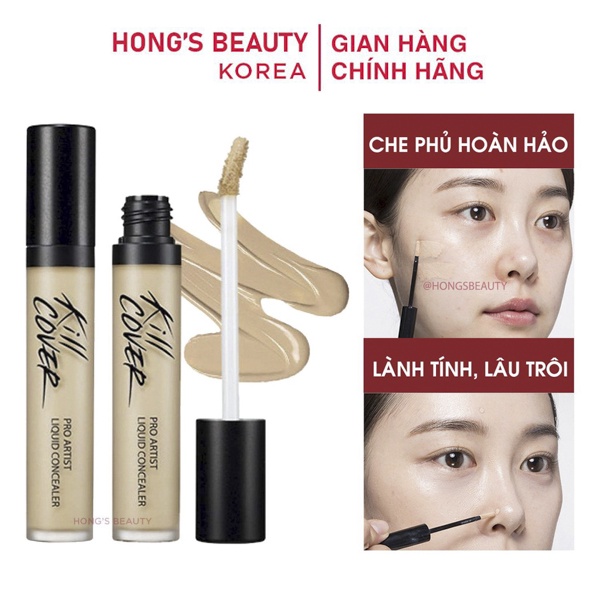 Kem che khuyết điểm Clio Kill Cover Liquid Concealer - HONGS BEAUTY