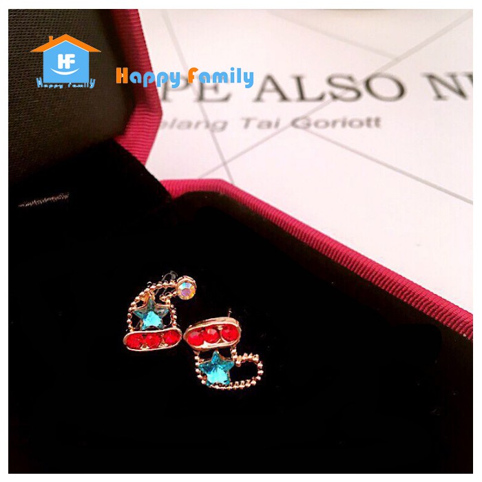 [Hàng xuất] Trang sức cao cấp bông tai chủ đề Giáng sinh hàng đẹp