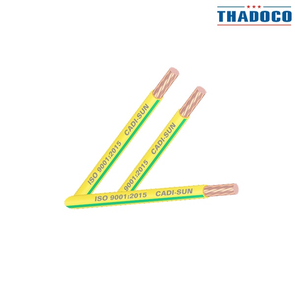 Dây cáp tiếp địa vàng xanh - Loại nhỏ