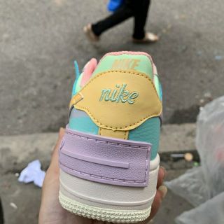 < VIDEO + ẢNH THẬT > GIÀY SNEAKER AF1 TRẮNG TÍM THẤP CỔ