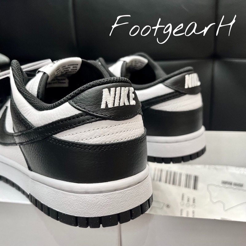 Giày dunk low trắng đen / đỏ