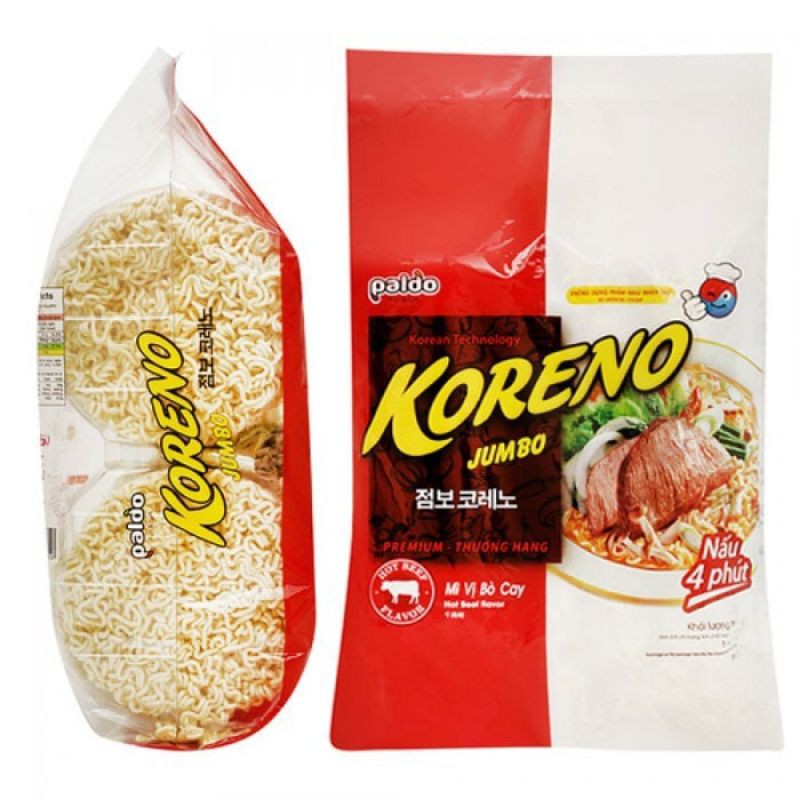 Mì Koreno Jumbo bịch 10 gói * 100g