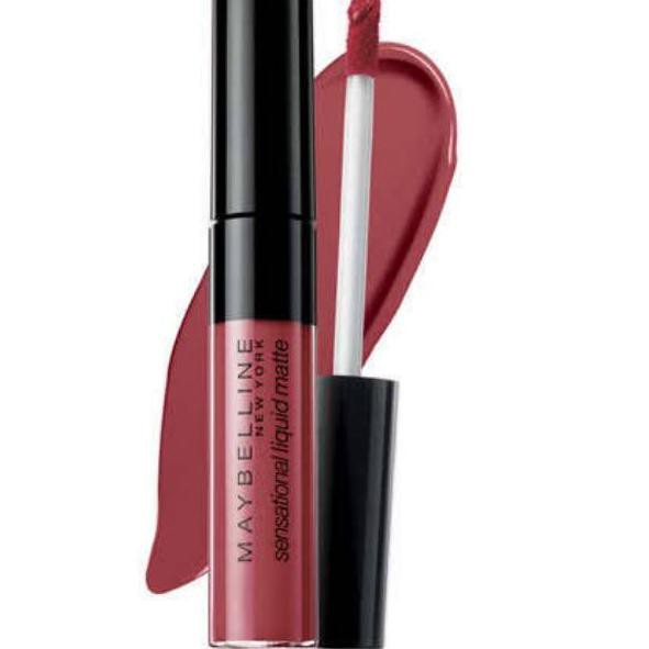 (hàng Mới Về) Son Kem Maybelline Sensational Màu Lì Mờ / Matte