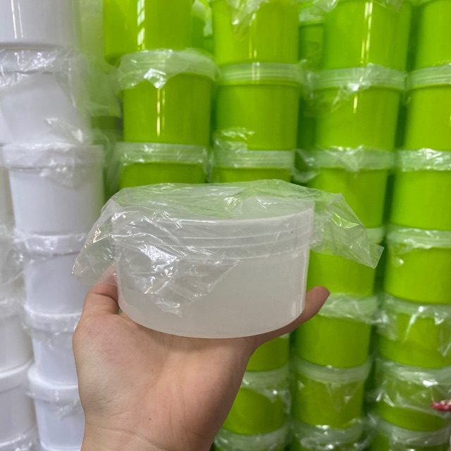 Hủ đựng kem 200g trắng đục