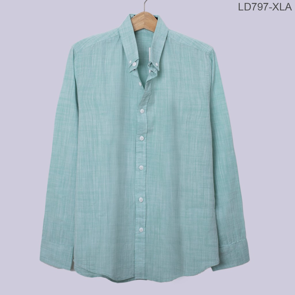 Áo sơ mi nam tay dài cao cấp LADOS - 797 form đẹp chất linen mềm mịn thấm hút mồ hôi tốt | BigBuy360 - bigbuy360.vn