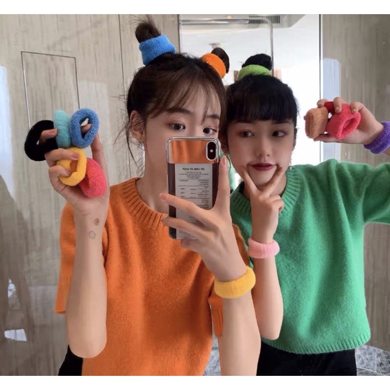 Dây buộc tóc bản to hottrend