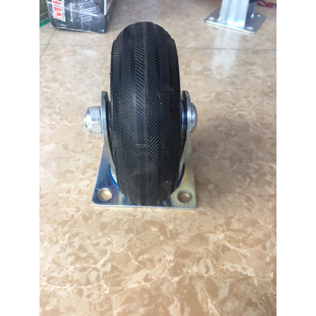 Bánh xe cao su 150 mm xoay