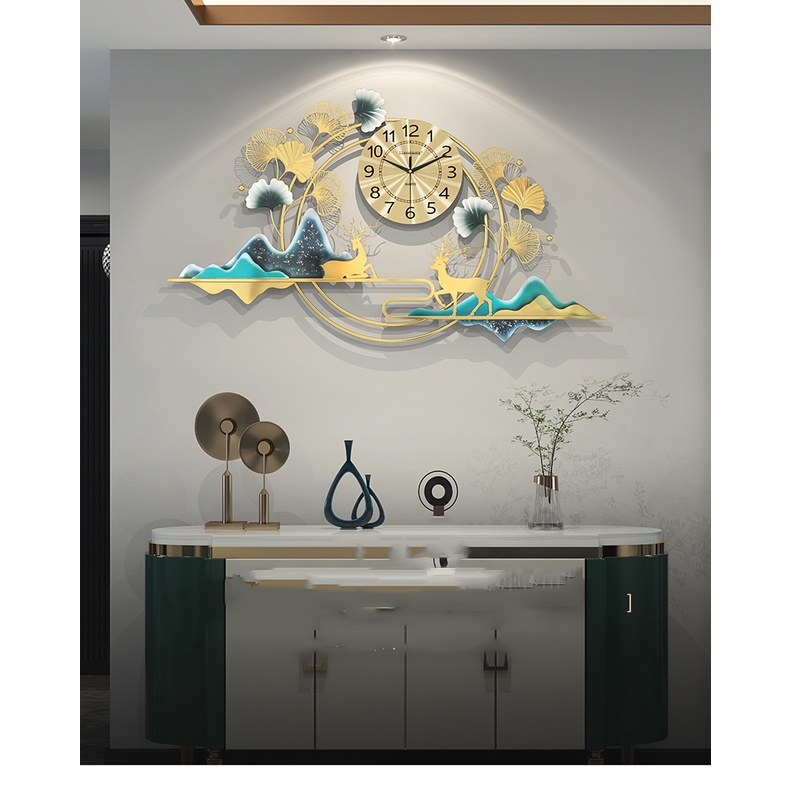 Đồ Nội Thất Đồng Hồ Treo Tường, Đồng Hồ Trang Trí Decor Vòng Mã 2939