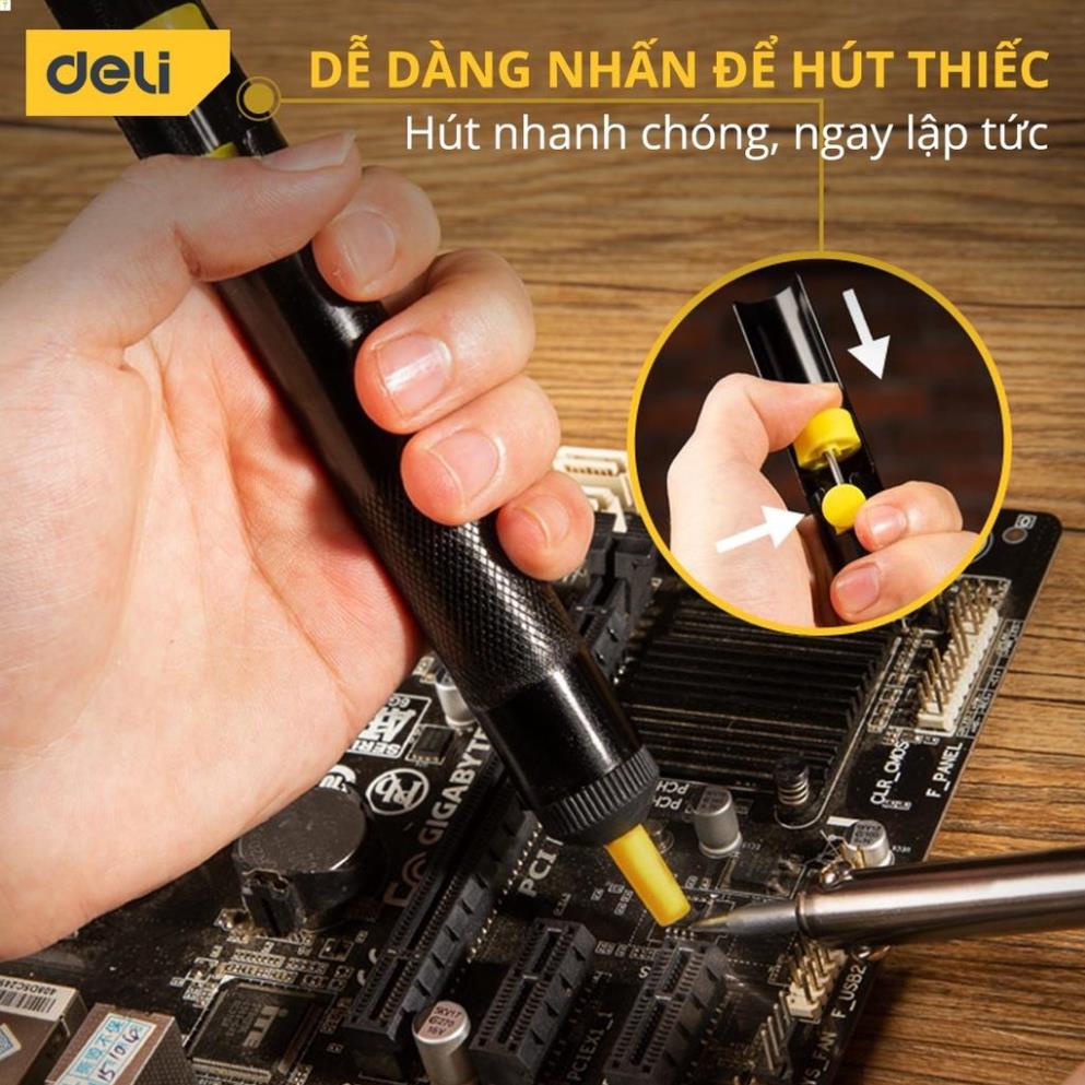 [LIFEDL157] Bộ Mỏ Hàn Điện Deli 7 Chi Tiết Chính Hãng Chất Lượng Cao 40W Sử Dụng Đa Năng, Tiện Ích - DL393007 .