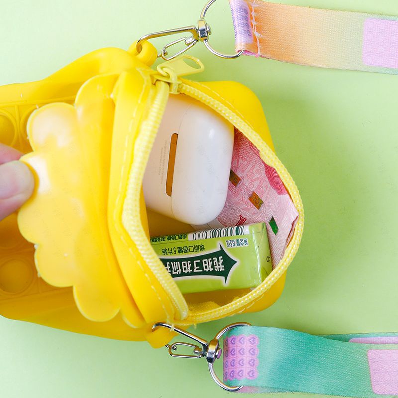 Pop It Đồ Chơi Fidget Spinner BằNg Silicon GiúP GiảM Stress Cho Trẻ Em