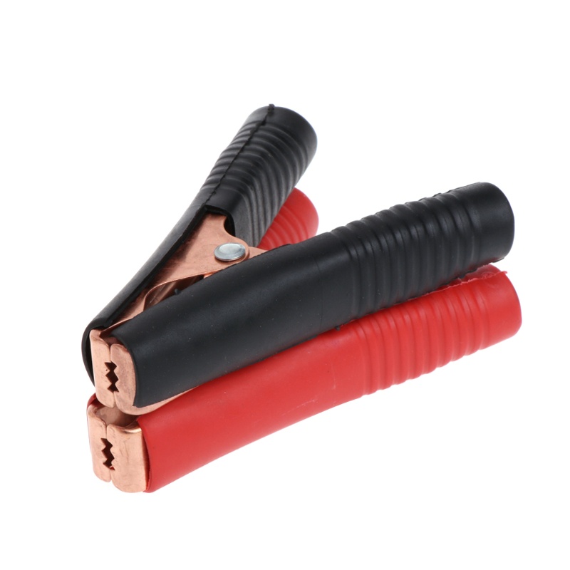 Set 2 Kẹp Cá Sấu Dài 90mm 100A Cách Điện Cho Xe Hơi