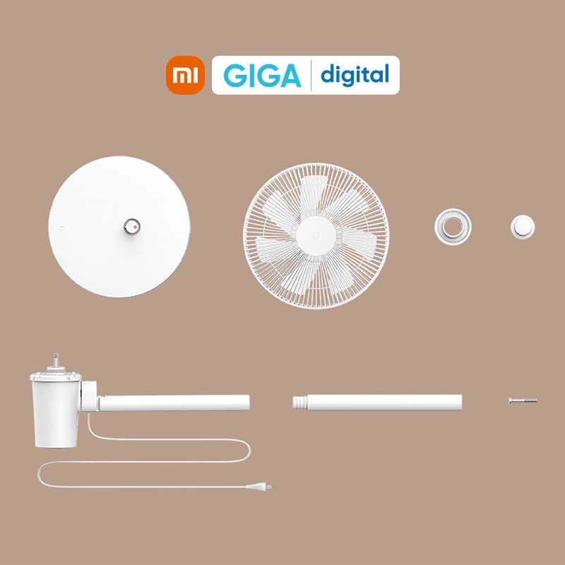 [Hỏa tốc] - Quạt đứng thông minh Xiaomi Mi Fan 2 Lite - 7 cánh quạt, hoạt động yên tĩnh, kết nối app Mi Home