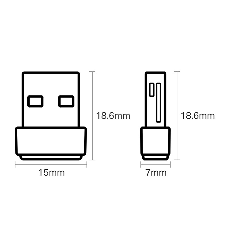 USB WiFi TP-Link Archer T2U Nano - Hàng Chính Hãng