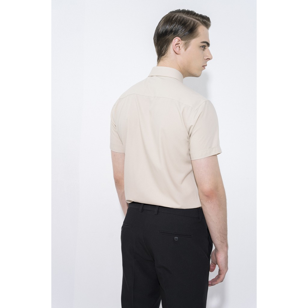 Áo sơ mi nam ngắn tay BILUXURY chất vải kháng khuẩn  thiết kế trẻ trung chuẩn form 4SMCB005BEV | BigBuy360 - bigbuy360.vn