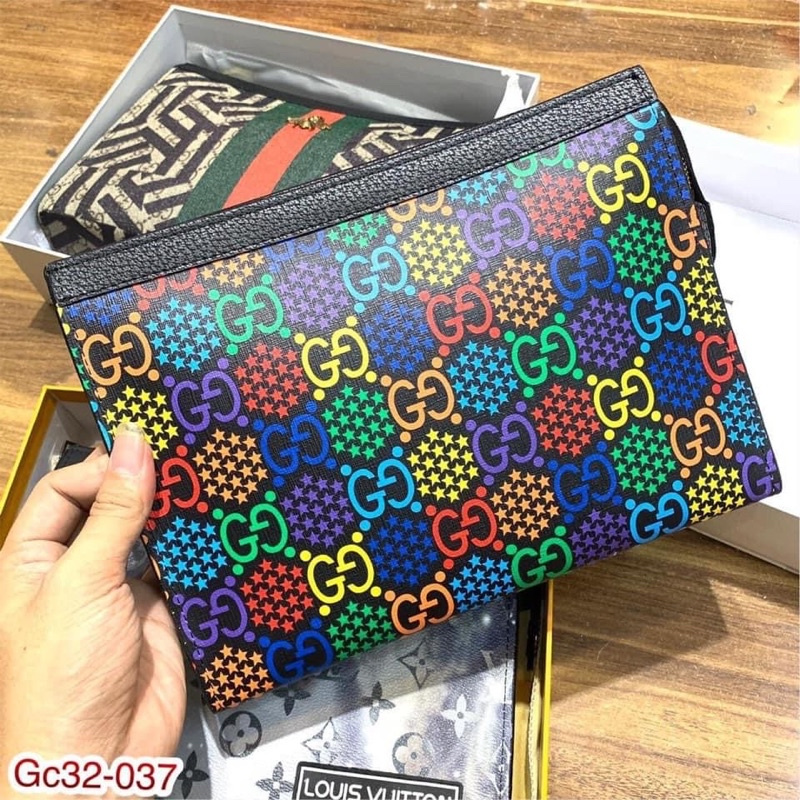 [Freeship] Túi kẹp nách nam caro , LV, Gucci mới nhất 2021