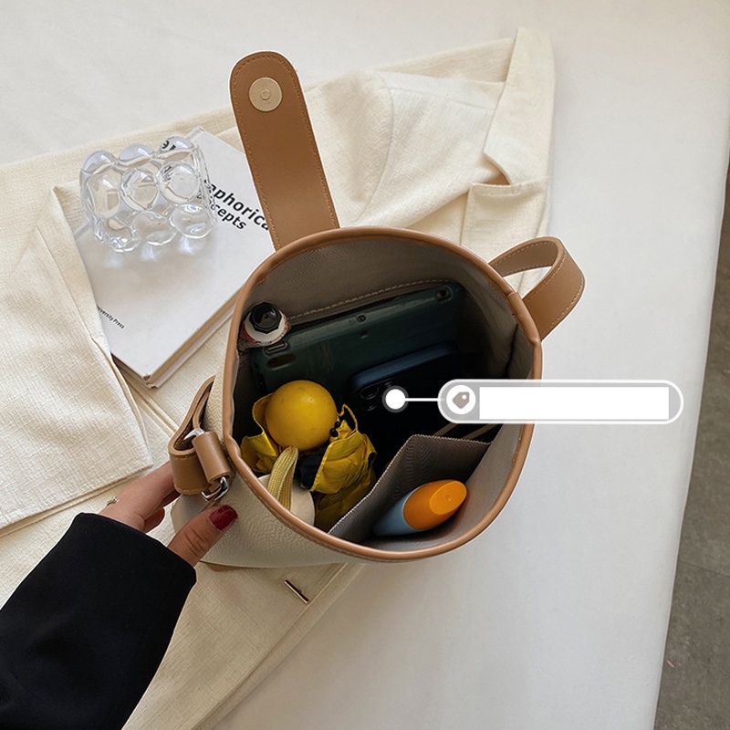 Túi Đeo Chéo Cỡ Lớn Phối Màu Tương Phản Thời Trang Cao Cấp Cho Nữ