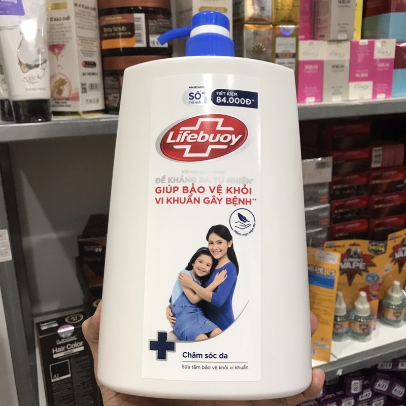 Sữa tắm bảo vệ khỏi vi khuẩn Lifebuoy bảo vệ vượt trội 10 1.078 lít