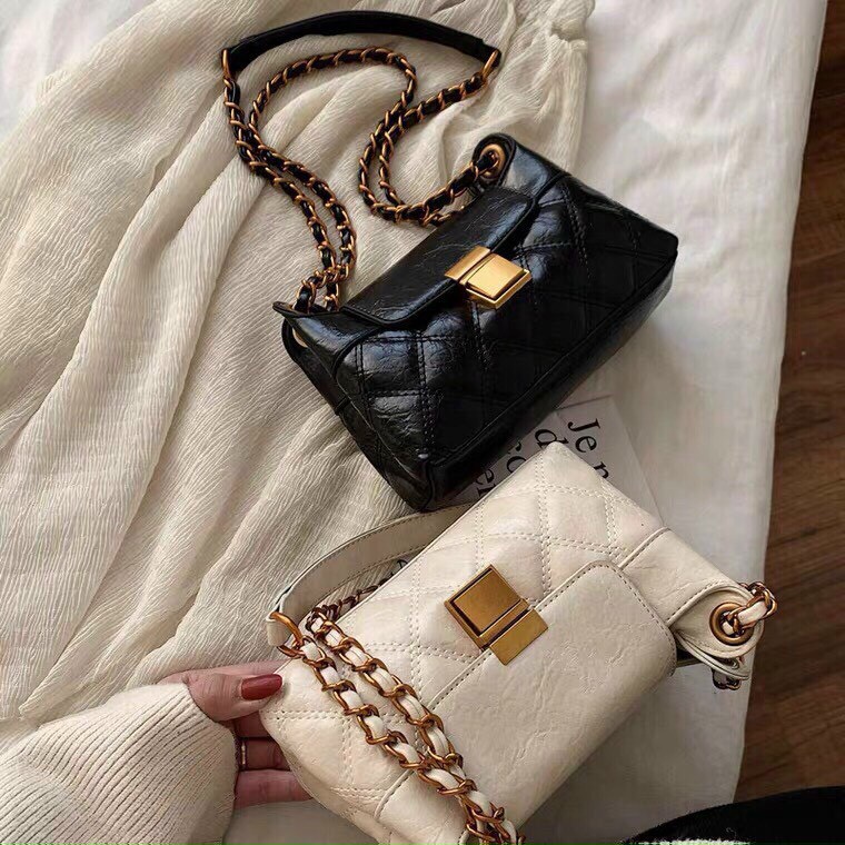 Túi Kẹp Nách Ô Trám Hàng Chuẩn Quảng Châu, Túi Xách Nữ Đeo Chéo Dây Xích Thời Trang M41