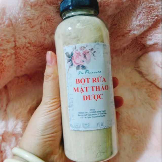 Bột Rửa mặt thảo dược organic