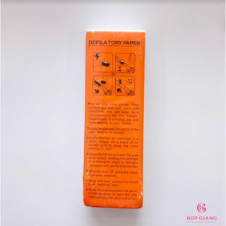 Giấy wax lông 100 tờ chuyên dụng để dùng với sáp wax