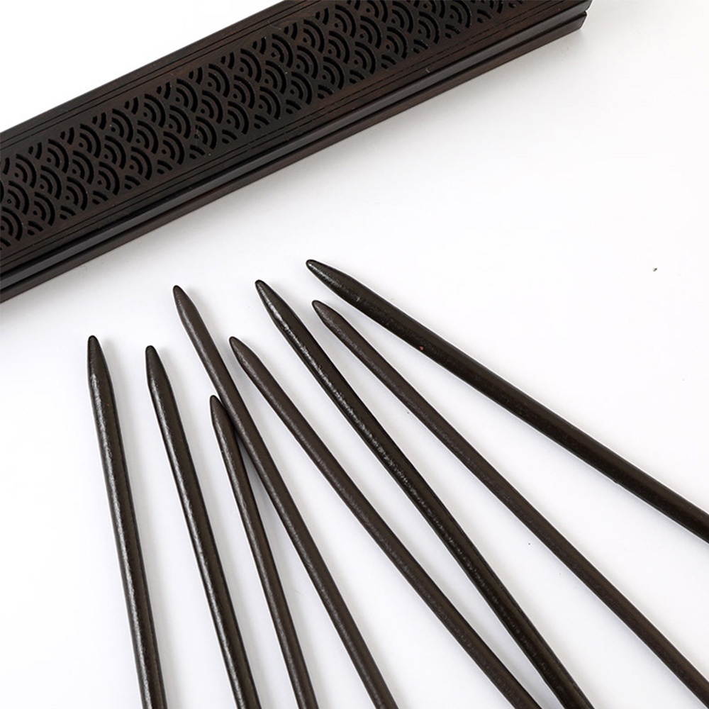 Aaron1 Set 5 Trâm Cài Tóc Bằng Gỗ 18 / 15cm Phong Cách Trung Hoa Cổ Điển