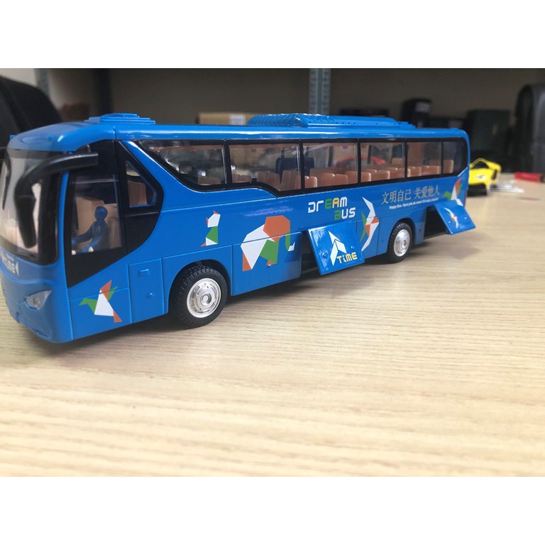 Mô hình Xe buýt đồ chơi bằng hợp kim tỉ lệ 1:32