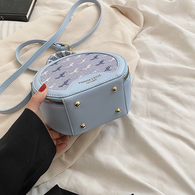 Túi Xách Tròn Nhỏ Thiết Kế Tinh Tế Thời Trang Xuân Hè Phong Cách Ngoại Quốc Dành Cho Nữ