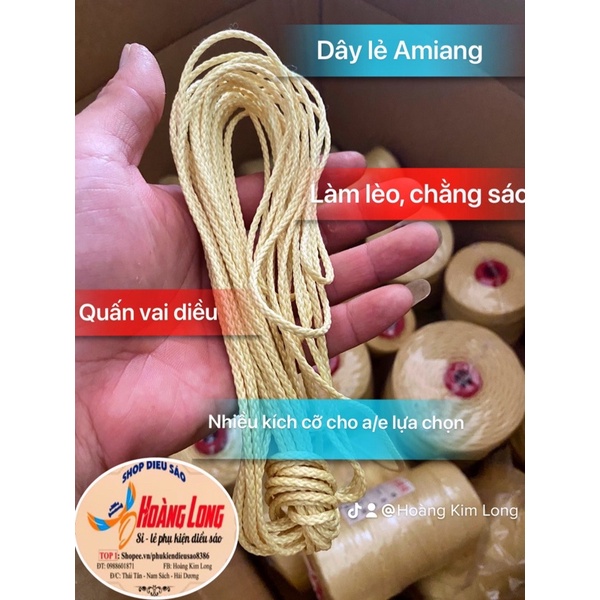 Dây amiang lẻ làm lèo ,quấn pass, chằng sáo