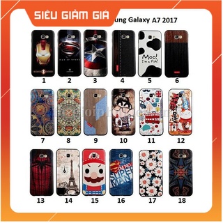 Ốp lưng hình 3D sần cao cấp hãng My Colors cho SamsungGalaxy  A7 2017, A720.