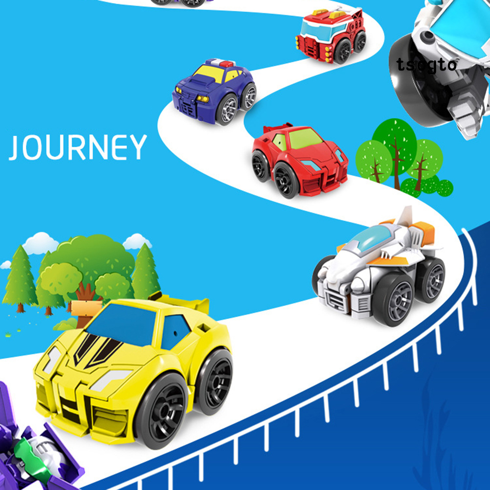 Đồ chơi mô hình xe hơi biến hình rô bốt thú vị dành cho bé