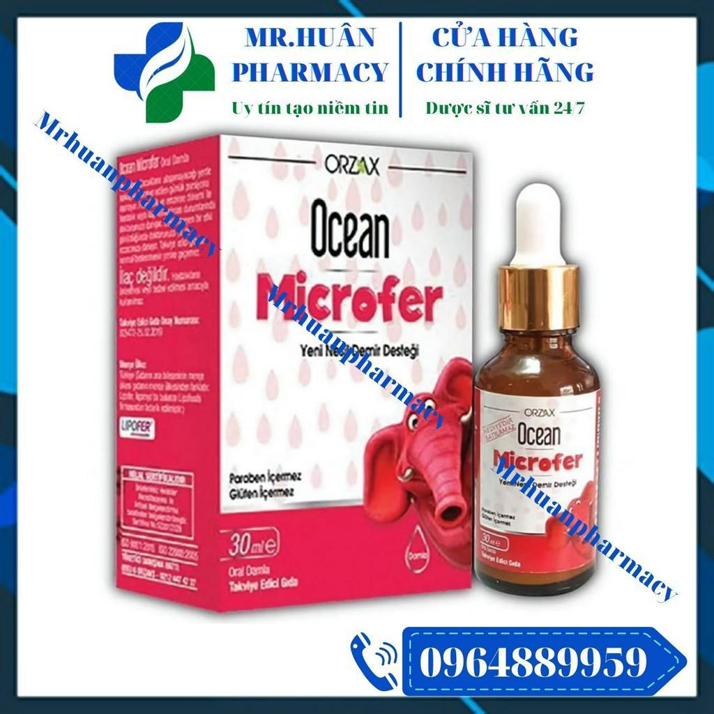 Ocean Microfer 30ml - Giúp bổ sung sắt cho cơ thể, hỗ trợ giúp cải thiện tình trạng thiếu máu