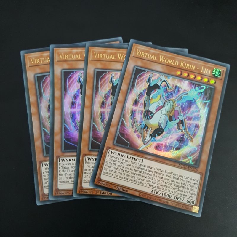 Lá bài Virtual World Kirin - Lili - MP21-EN176 - Ultra Rare 1st Edition