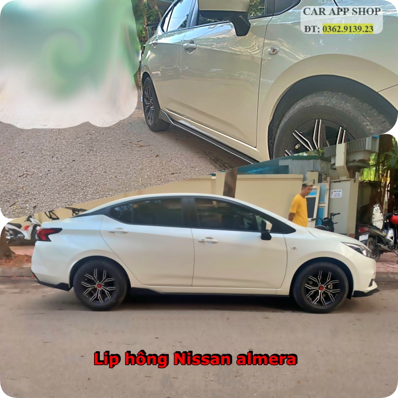 Lip Hông , Lip Sườn Thể Thao Nissan Almera Mẫu Độ Mới Và Đẹp Nhất