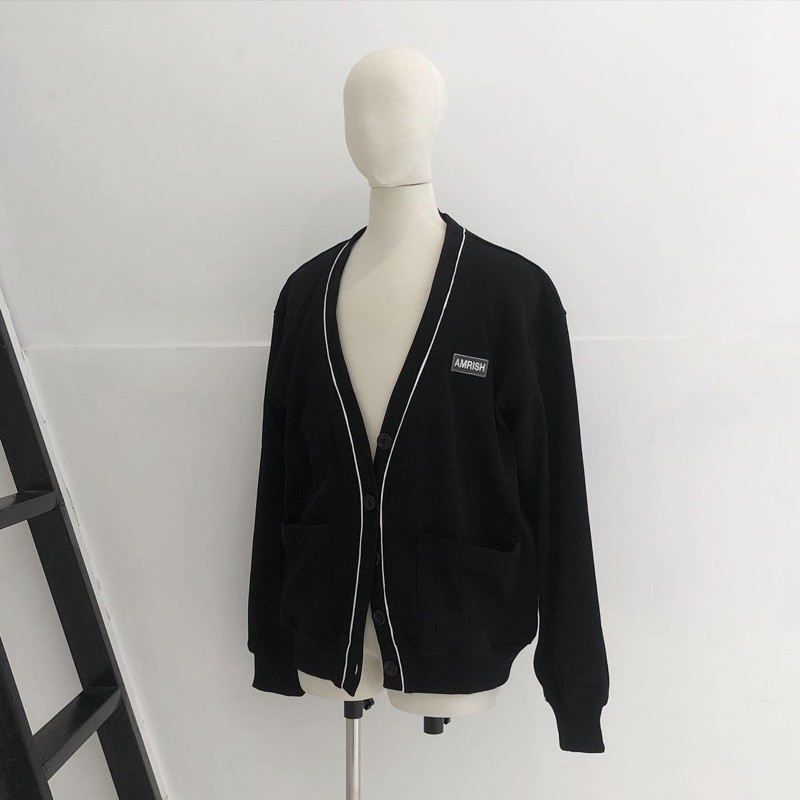 Áo khoác Cardigan Basic Line Logo Amrish | BigBuy360 - bigbuy360.vn