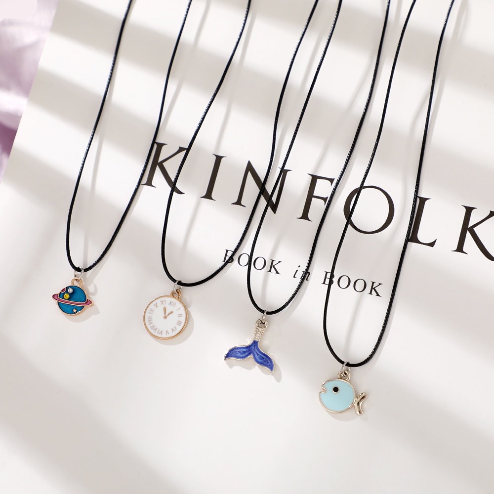 Vòng cổ AY mặt tùy chọn kiểu xinh xắn dễ thương