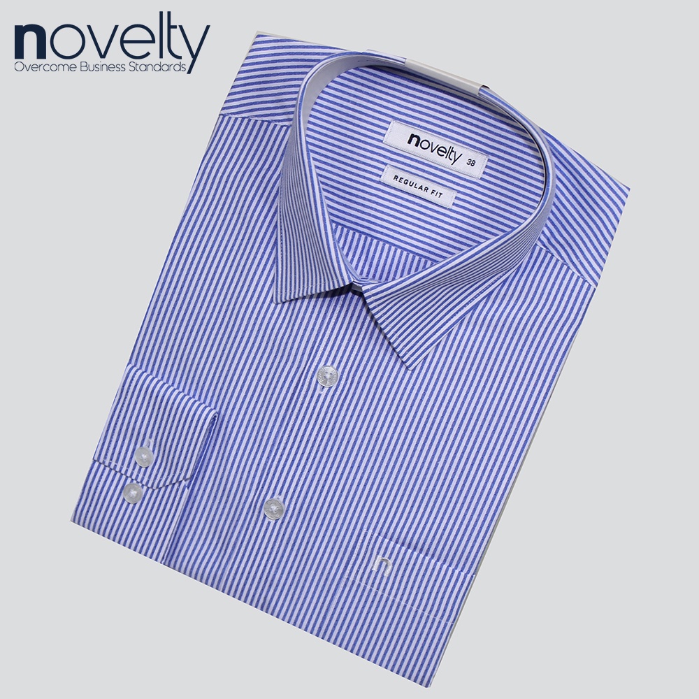 Áo Sơ Mi Nam Novelty Tay Dài Kẻ Sọc Caro Regular fit 212818D