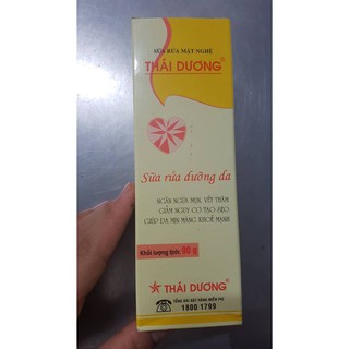 Sữa rửa mặt nghệ Thái Dương 90g / Sữa rửa dưỡng da Thái Dương 90g