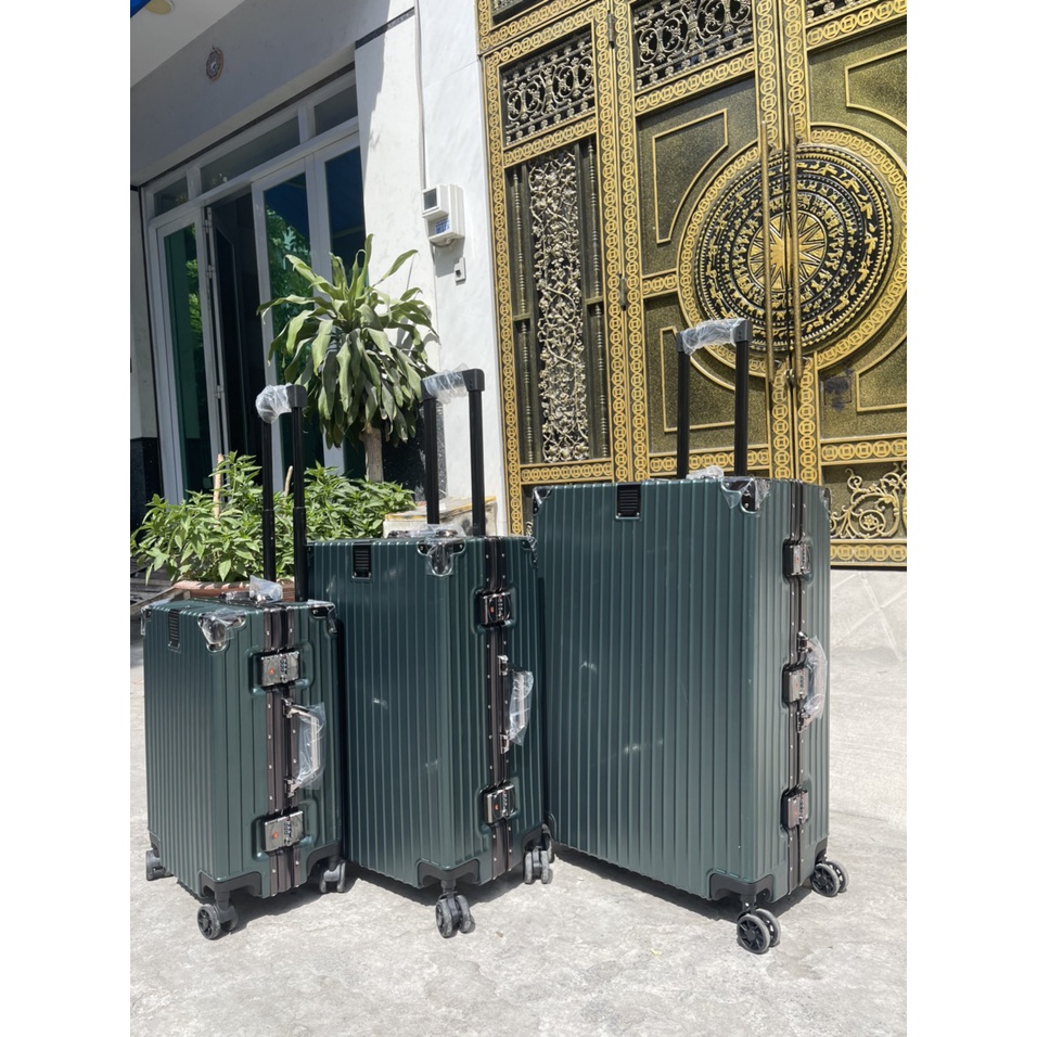 Vali kéo du lịch SIZE 24 KHUNG NHÔM CHỐNG BỂ VỠ- CHỐNG RẠCH MÓC- CHỐNG XƯỚC hành lý du lịch xách tay máy bay khóa sập TS