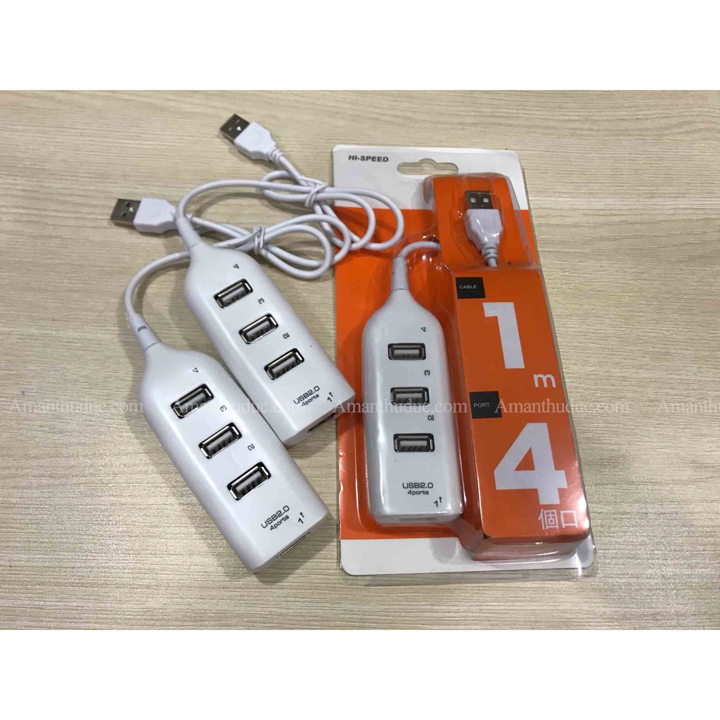 Hub Usb 4 Port Hình Ổ Điện. Cổng Chia Usb