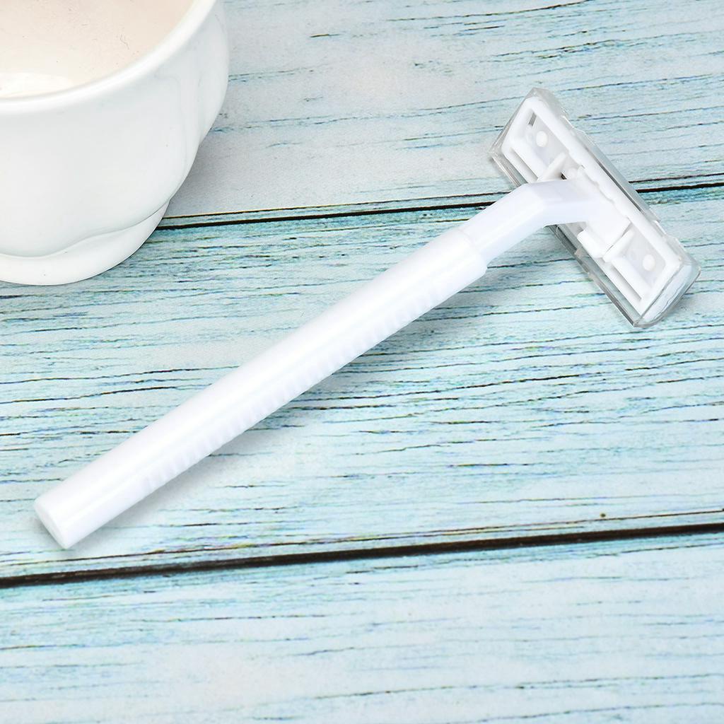 Bộ 1/5 Cây Dao Cạo Cầm Tay Lưỡi Thép Không Gỉ Dùng Một Lần
