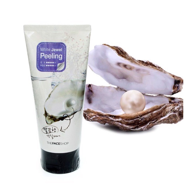 Tẩy Da Chết Ngọc Trai - White Jewel PeelingThe Face Shop Smart Peeling 120ml [ Sản Phẩm Chính Hãng ]