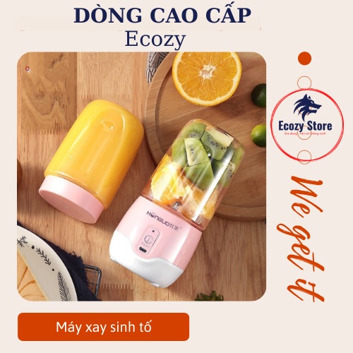 Máy xay sinh tố Ecozy mini cầm tay đa năng sunhouse giá rẻ máy say cầm tay chính hãng