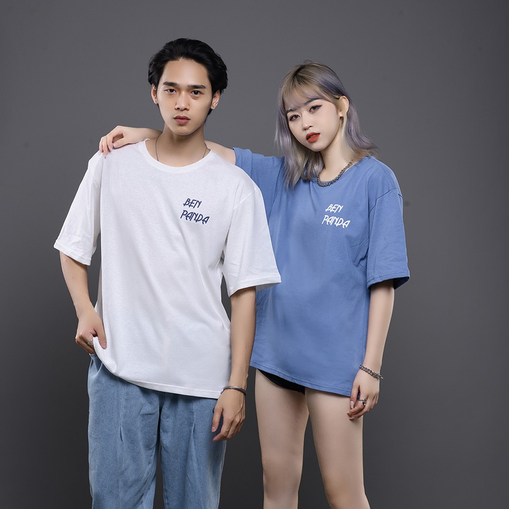 Combo áo đôi nam nữ 2 áo form rộng 100% cotton chất bao đẹp Kat-Unisex