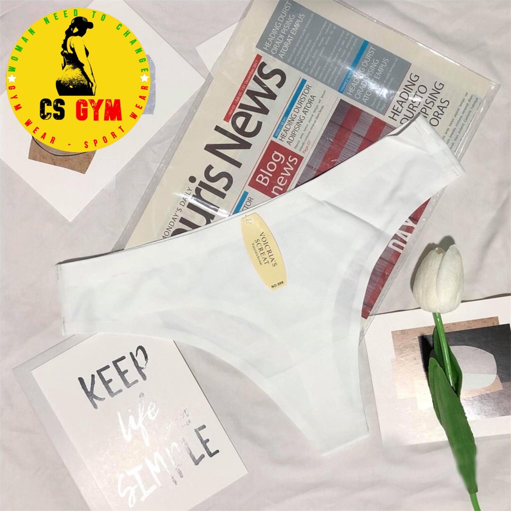 Quần lót nữ lọt khe Angela Secret, quần lót nữ không viền, vải su đúc thun trơn lạnh, co giãn tốt, thoáng mát, FREE SIZE | BigBuy360 - bigbuy360.vn